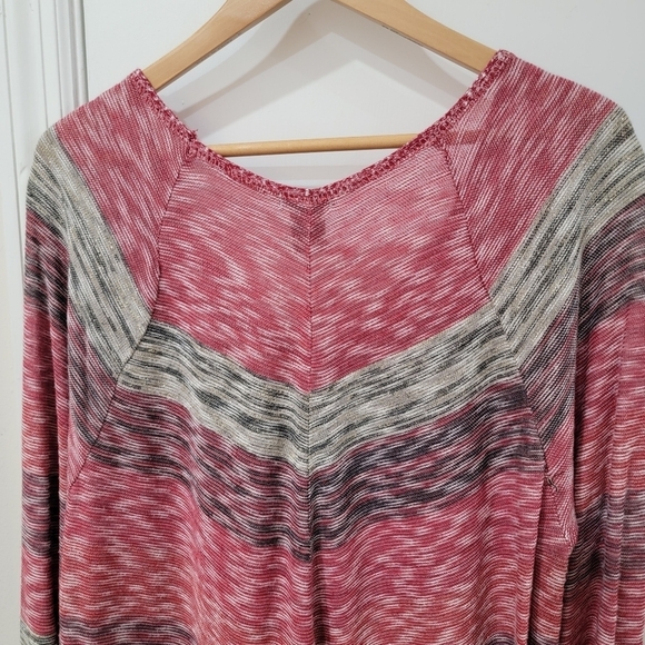 ND New Direction Tunic style Long Sweater Sparkly Metallic Size XL - Picture 6 of 16